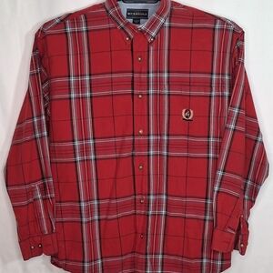 Bit & Bridle LS Button Down Shirt size Large